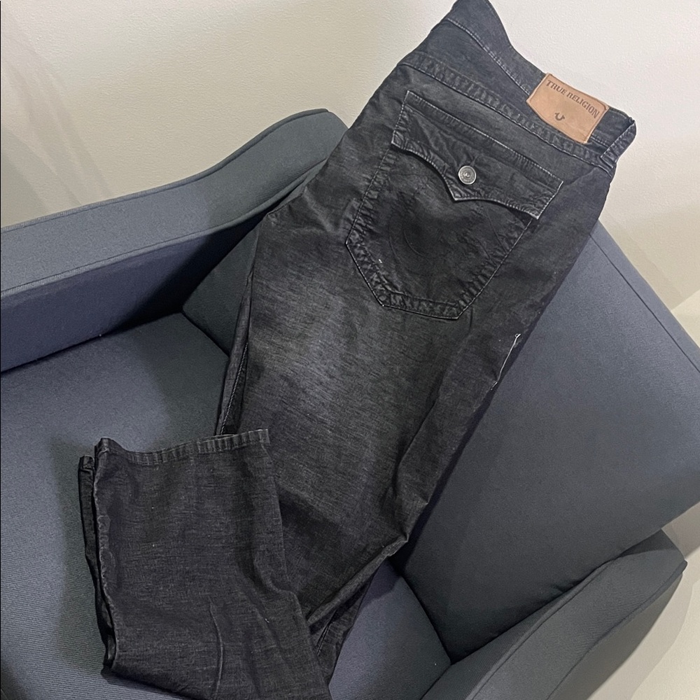 True Religion Charcoal Denim Pants